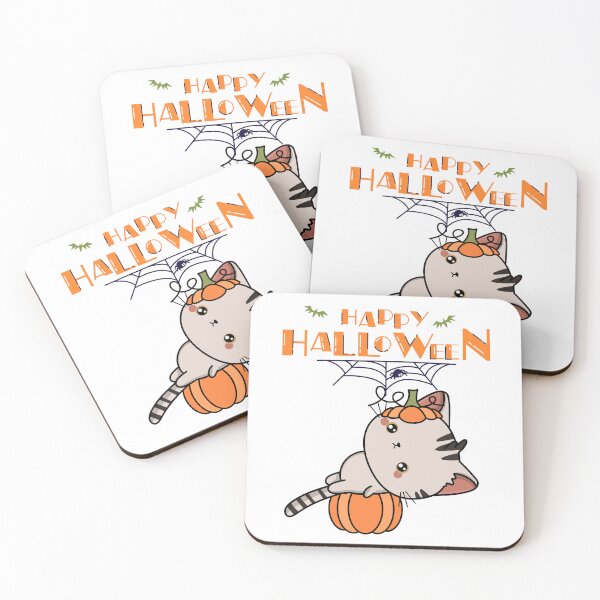 Item preview, Cute Halloween Pumpkin Cat designed and sold by     Sela Art .