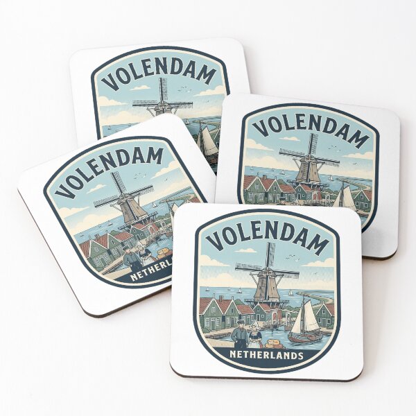 Item preview, Vintage Volendam Netherlands Dutch Windmill Travel Badge designed and sold by k3rstman1.