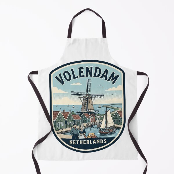 Item preview, Vintage Volendam Netherlands Dutch Windmill Travel Badge designed and sold by k3rstman1.