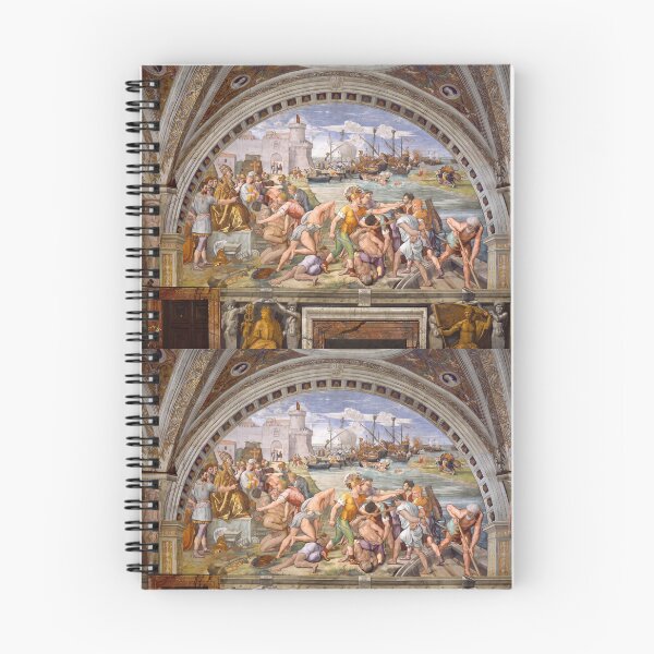 Item preview, The Battle of Ostia Renaissance Fresco designed and sold by artofuniverse.