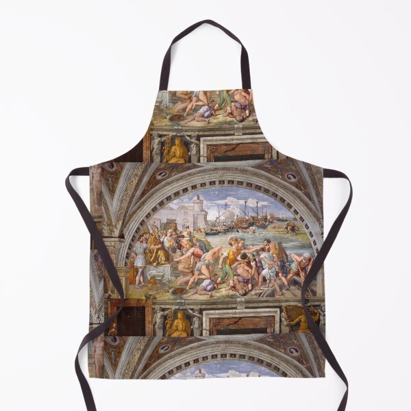 Item preview, The Battle of Ostia Renaissance Fresco designed and sold by artofuniverse.