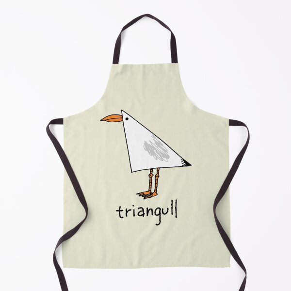 Item preview, Triangull Triangle Seagull Bird Pun Funny Geometric Sea Gull Cute Animal Wordplay Clever Math Joke designed and sold by modoodles357.