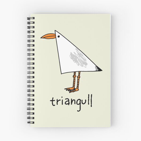 Item preview, Triangull Triangle Seagull Bird Pun Funny Geometric Sea Gull Cute Animal Wordplay Clever Math Joke designed and sold by modoodles357.