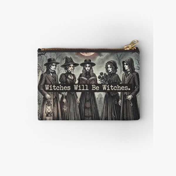 Item preview, Witches Will Be Witches - Vintage Gothic Coven Blood Moon Graveyard Halloween Art designed and sold by Ghostlycats2026.