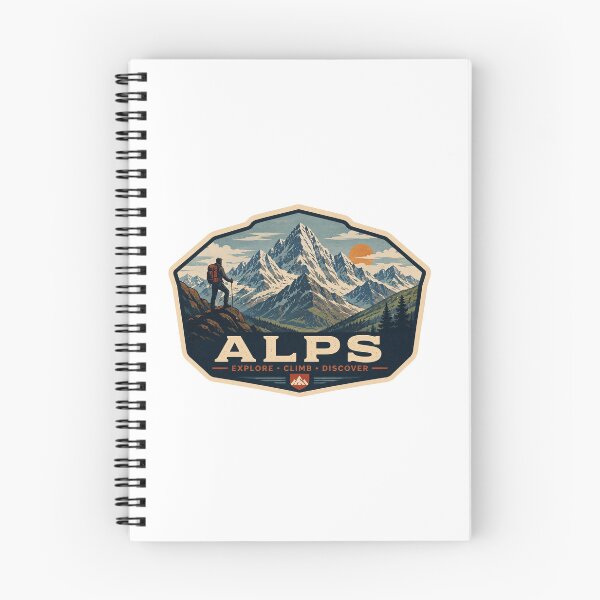 Item preview, The Alps Mountains Graphic designed and sold by FanFueledStickers.