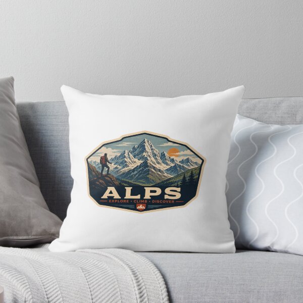 Item preview, The Alps Mountains Graphic designed and sold by FanFueledStickers.