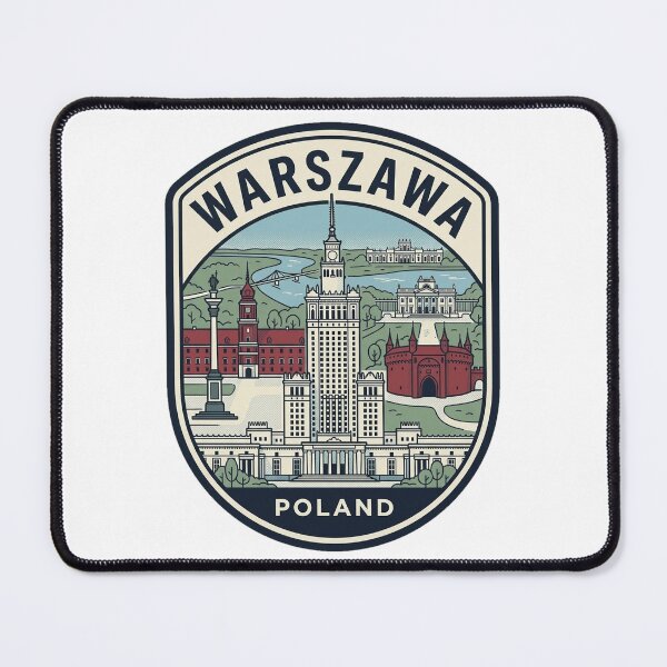 Item preview, Warszawa Poland Vintage Travel Badge designed and sold by k3rstman1.
