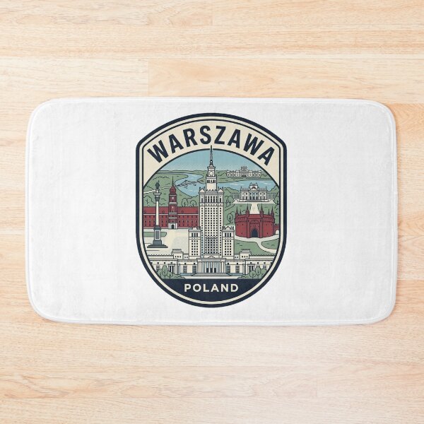 Item preview, Warszawa Poland Vintage Travel Badge designed and sold by k3rstman1.