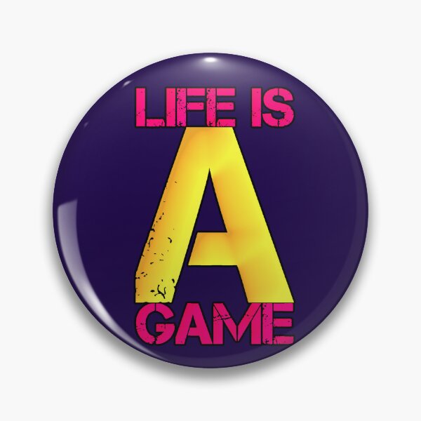 Item preview, Life Is A Game | Typographic Design A designed and sold by AstronautMerch.