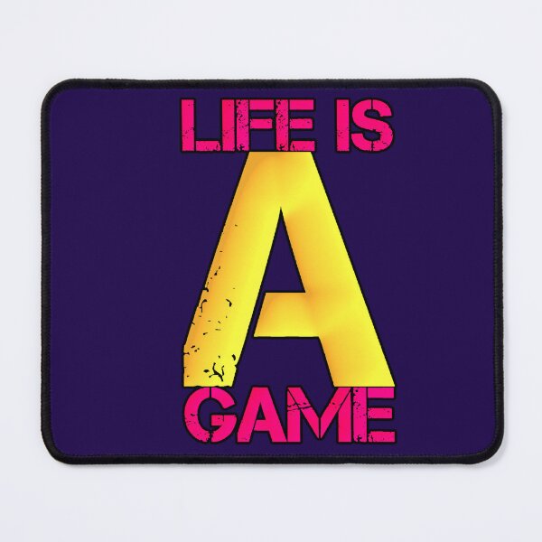 Item preview, Life Is A Game | Typographic Design A designed and sold by AstronautMerch.