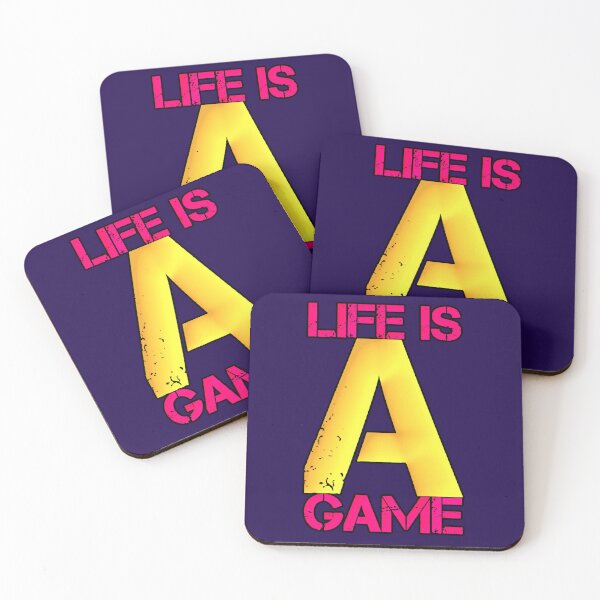 Item preview, Life Is A Game | Typographic Design A designed and sold by AstronautMerch.