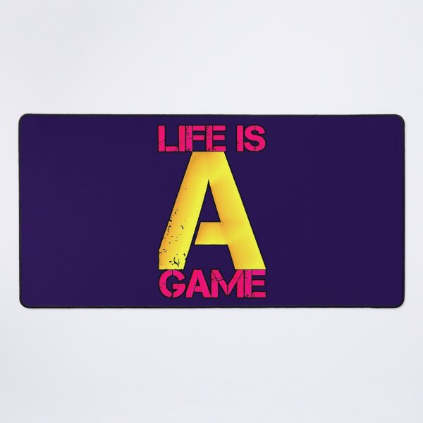 Item preview, Life Is A Game | Typographic Design A designed and sold by AstronautMerch.