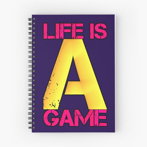 Item preview, Life Is A Game | Typographic Design A designed and sold by AstronautMerch.