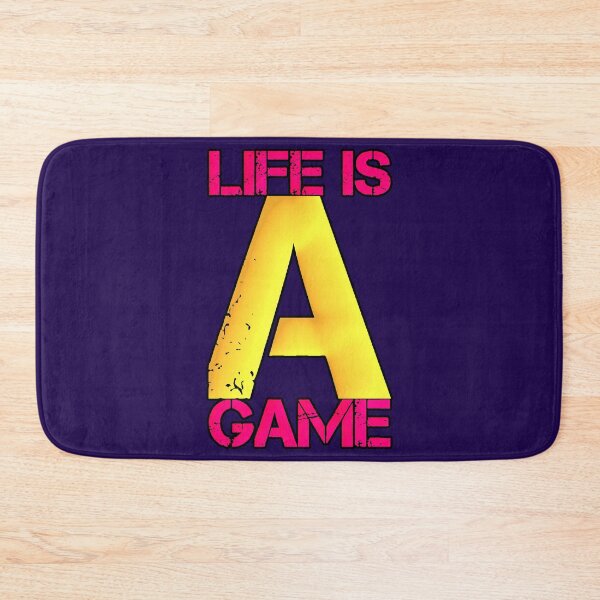 Item preview, Life Is A Game | Typographic Design A designed and sold by AstronautMerch.