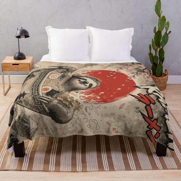 Item preview, Sloth Bath Ramen Sumie Japanese Vintage designed and sold by TomFrontierArt.