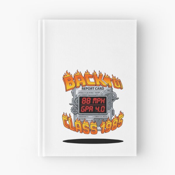 Item preview, Back To Class 1985 Report Card 88 MPH GPA 4.0 designed and sold by Rare By Hero.