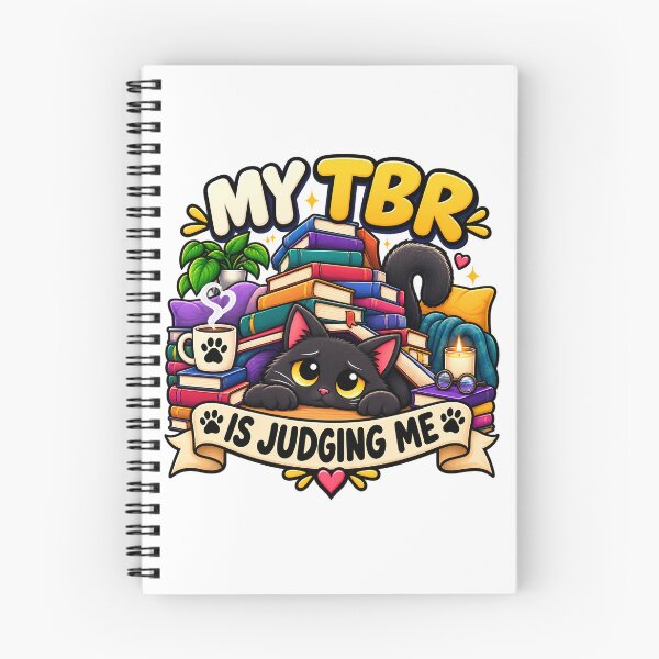 Item preview, My TBR Is Judging Me Funny Black Cat Book Lover Design designed and sold by CreativeLook25.