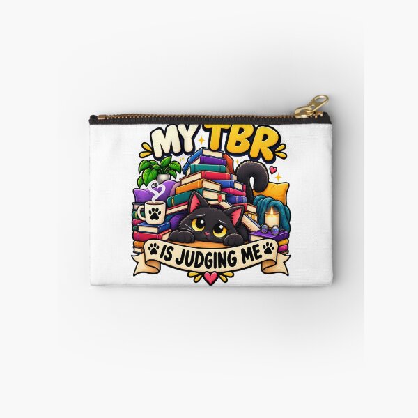 Item preview, My TBR Is Judging Me Funny Black Cat Book Lover Design designed and sold by CreativeLook25.