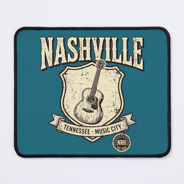 Item preview, Nashville Tennessee Music City Vintage Shield designed and sold by Normandy Road Heritage.