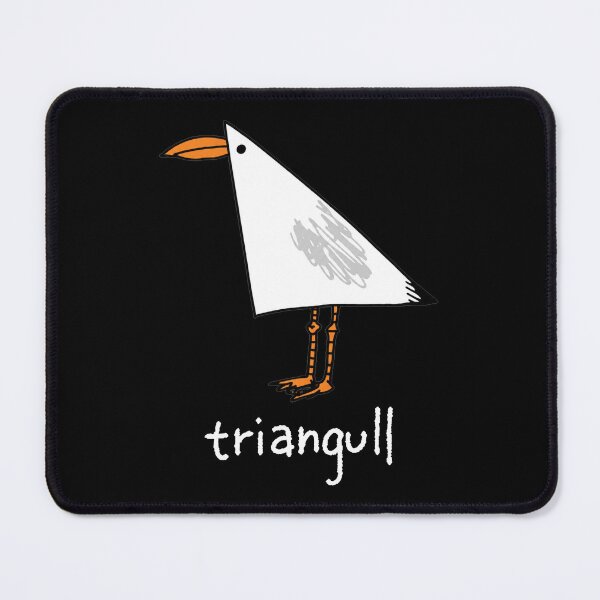 Item preview, Triangull Triangle Seagull Bird Pun Funny Geometric Sea Gull Cute Animal Wordplay Clever Math Joke 2 designed and sold by modoodles357.