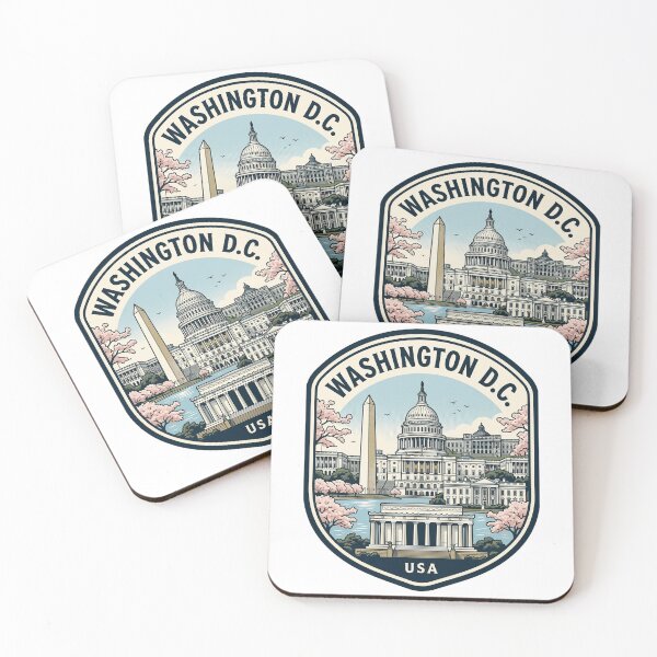 Item preview, Washington DC Cherry Blossom Landmark Badge designed and sold by k3rstman1.