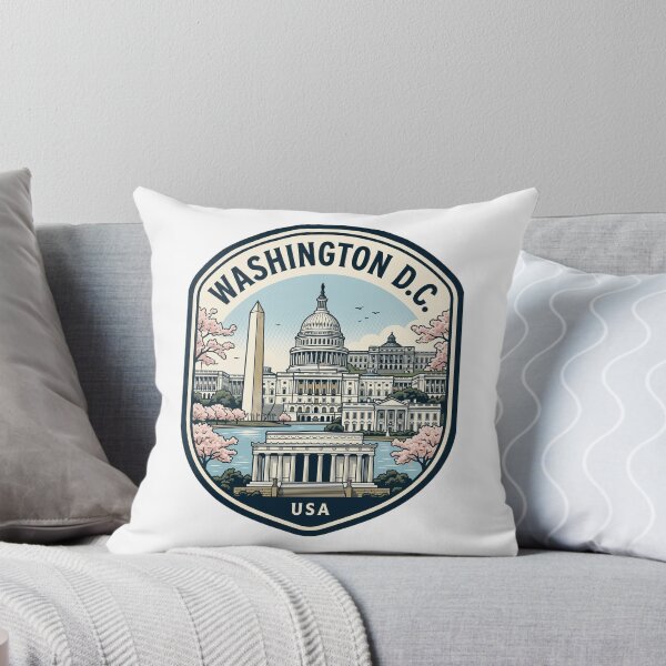 Item preview, Washington DC Cherry Blossom Landmark Badge designed and sold by k3rstman1.