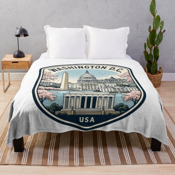 Item preview, Washington DC Cherry Blossom Landmark Badge designed and sold by k3rstman1.