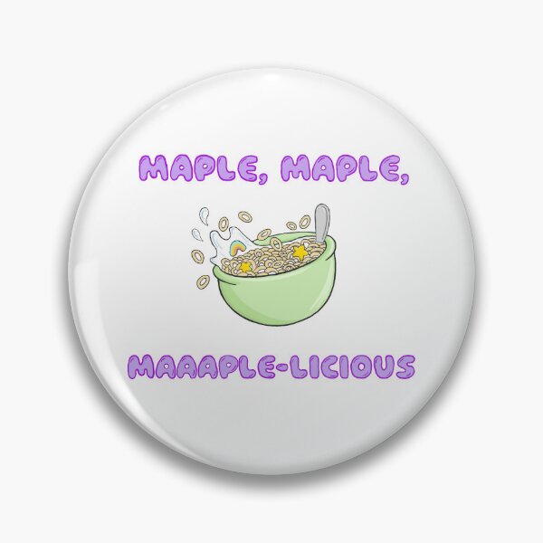 Item preview, Two and a Half Men - Maple-Licious (purple) designed and sold by Jennavbeestudio.