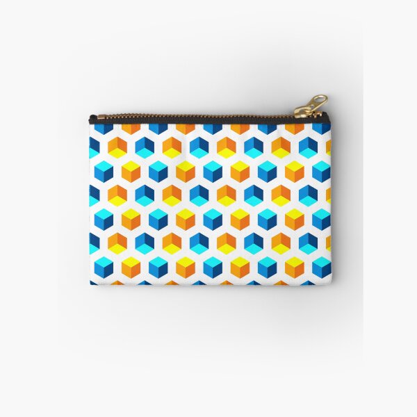 Item preview, Illustration with hexagons and cubes designed and sold by RizikCat.