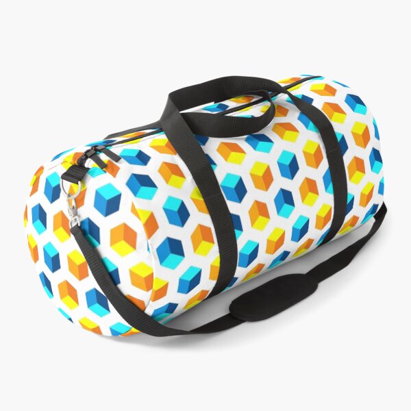 Item preview, Illustration with hexagons and cubes designed and sold by RizikCat.