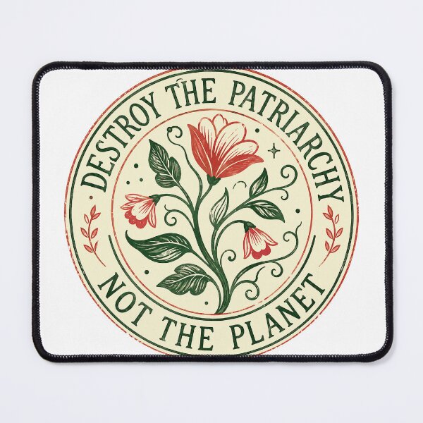 Item preview, Feminist Eco Activist Floral designed and sold by thewaffleist.