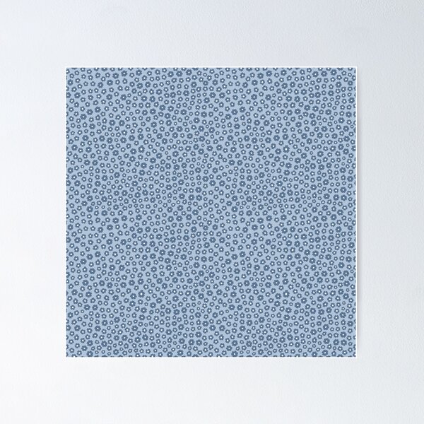 Item preview, Dusty Blue Ditsy Floral Pattern designed and sold by Zaya_art.