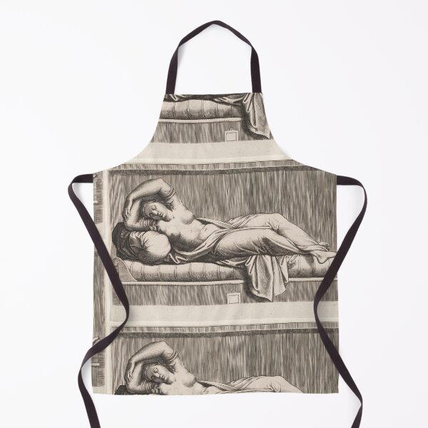 Item preview, Reclining Sleeping Nude Classical Engraving designed and sold by artofuniverse.