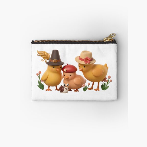 Item preview, Cute Chicks and Snail in Hats designed and sold by Agnisherl.