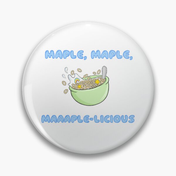 Item preview, Two and a Half Men - Maple-Licious (blue) designed and sold by Jennavbeestudio.