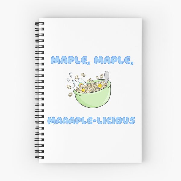 Item preview, Two and a Half Men - Maple-Licious (blue) designed and sold by Jennavbeestudio.