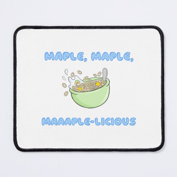 Item preview, Two and a Half Men - Maple-Licious (blue) designed and sold by Jennavbeestudio.