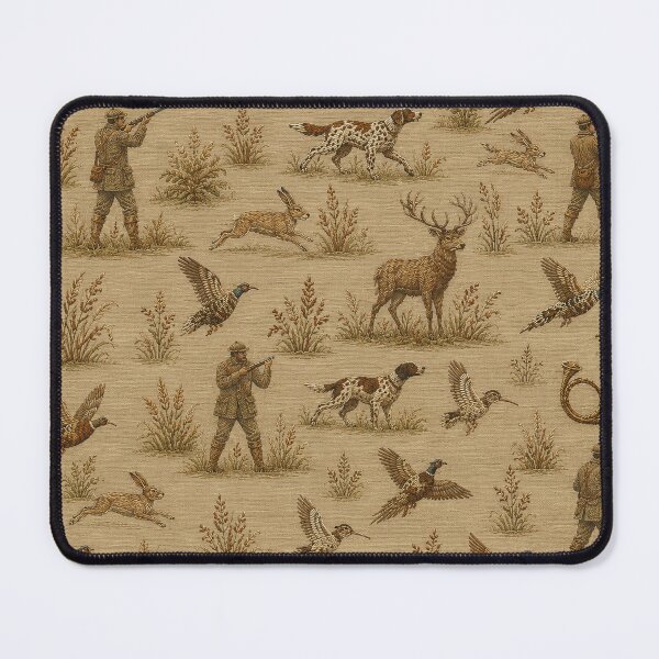 Item preview, vintage hunting tapestry designed and sold by TammyHunterArt.