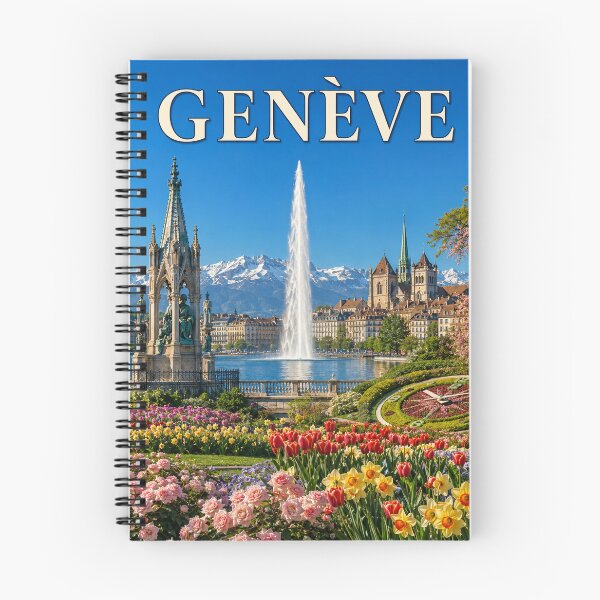 Item preview, Geneva, elegance on the shores of Lake Geneva designed and sold by Pixel Otaku Gallery.