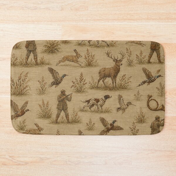 Item preview, vintage hunting tapestry designed and sold by TammyHunterArt.