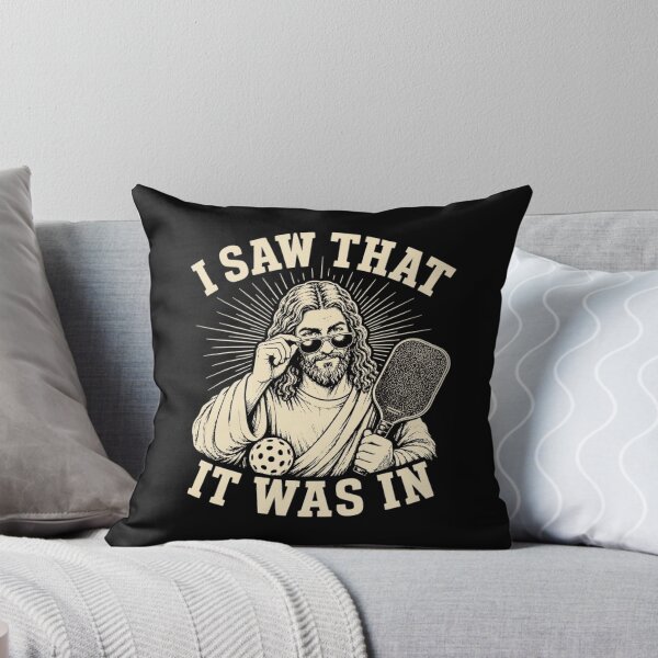 Item preview, I Saw That It Was In Funny Jesus Pickleball Player Meme designed and sold by haitrieuic96.