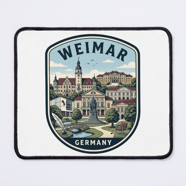 Item preview, Vintage Weimar Germany Travel Badge Landmark Scene designed and sold by k3rstman1.