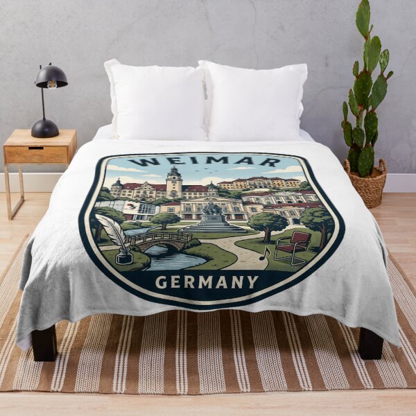 Item preview, Vintage Weimar Germany Travel Badge Landmark Scene designed and sold by k3rstman1.