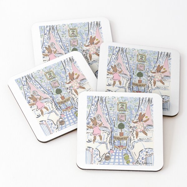 Item preview, Watercolor Rabbits designed and sold by houston-darnell.