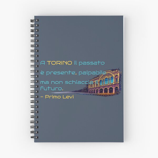 Item preview, Turin Levi Synthwave Sabaude Quotes designed and sold by Torinostalgia.