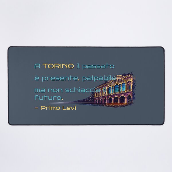 Item preview, Turin Levi Synthwave Sabaude Quotes designed and sold by Torinostalgia.