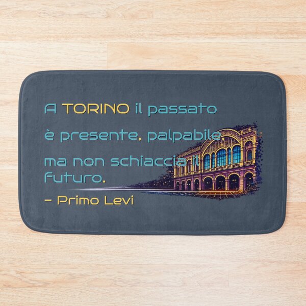 Item preview, Turin Levi Synthwave Sabaude Quotes designed and sold by Torinostalgia.