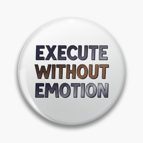 Item preview, Execute Without Emotion - Stoic Discipline Quote designed and sold by Dzblack.