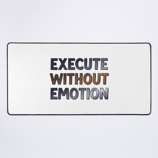 Item preview, Execute Without Emotion - Stoic Discipline Quote designed and sold by Dzblack.