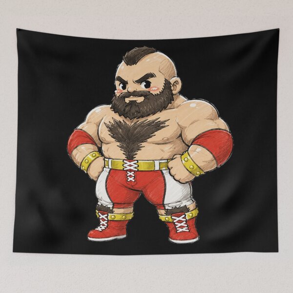 Item preview, Chibi Zangief Street Fighter Fanart designed and sold by bapupa.